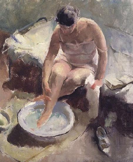 Foot Bath, unknow artist